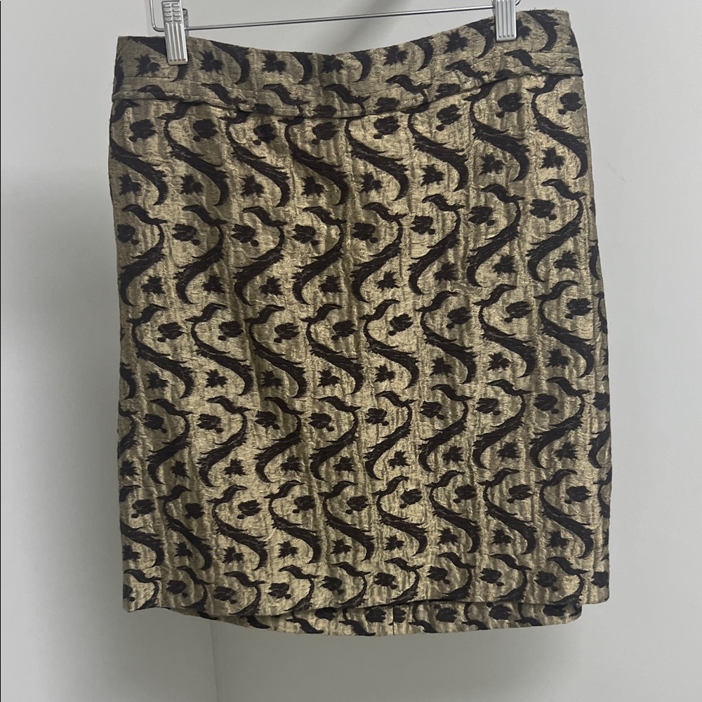 Dries Van Noten Brocade Pencil Skirt